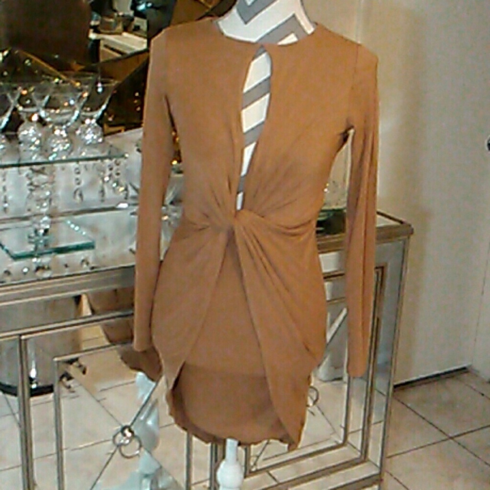 Tan Dress